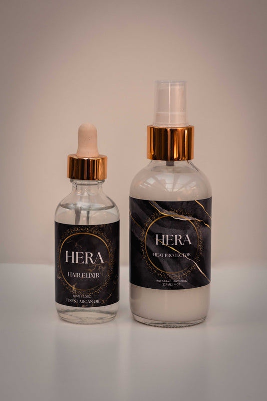 Essential Duo: Oil + Heat Spray - Safe Vegan Ingredients